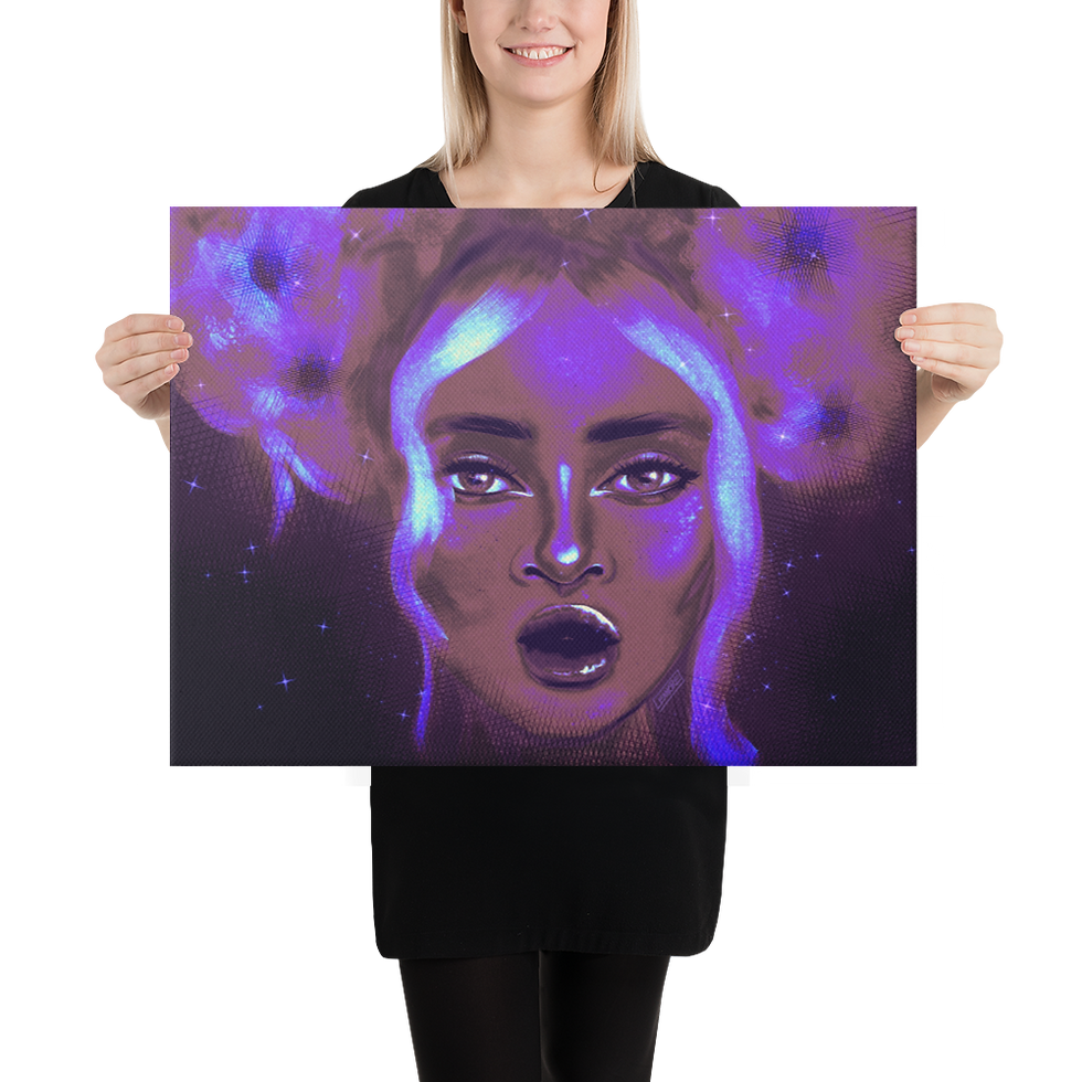 Thumbnail: "Keeper of the Stars" Wrapped Canvas Print