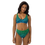Thumbnail: "Uneven Dots" Blue Green Gradient Recycled high-waisted bikini