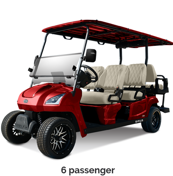 6 Seater Street legal golf cart