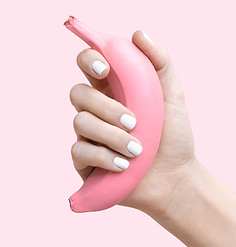 Pink Banana, White Nails 
