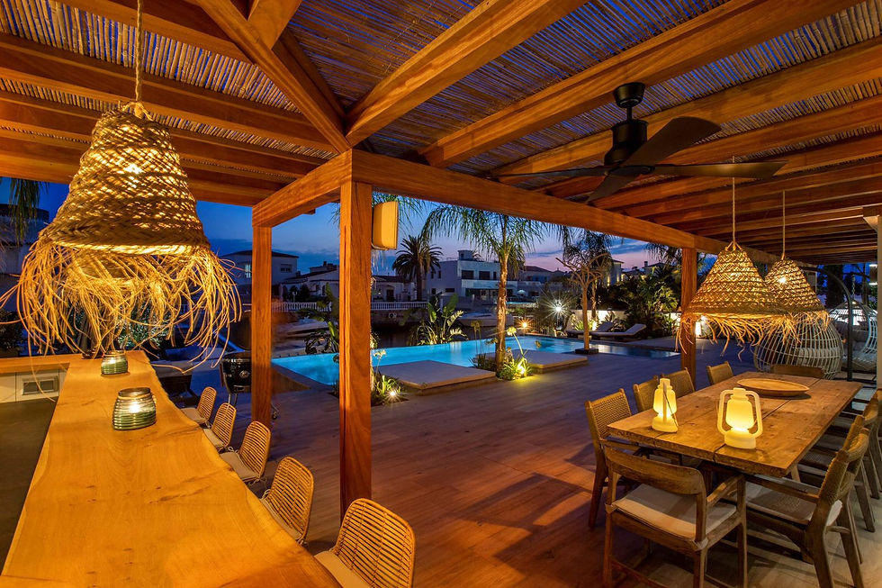 Thumbnail: Pergola Michelle with Elondo wood