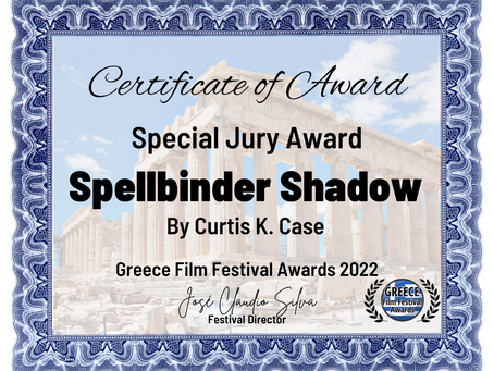 Spellbinder received the Special Jury Award for the 2022 Greece film Festival