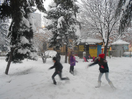 Игре на снегу