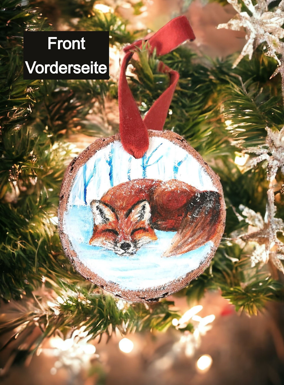 Miniaturbild: Fuchs im verschneiten Wald, Design 2