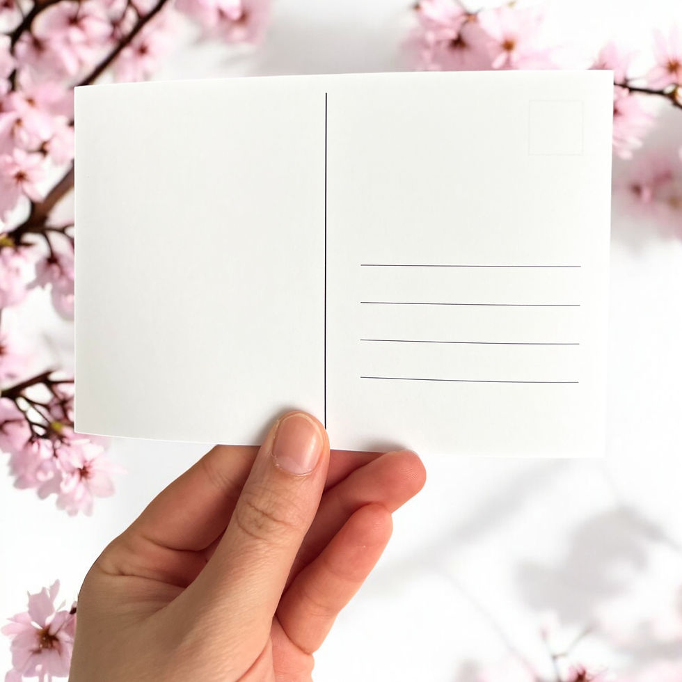 Thumbnail: Postkarte Kornblume basierend auf ein Acrylbild der Künstlerin Lilli Kirschmann