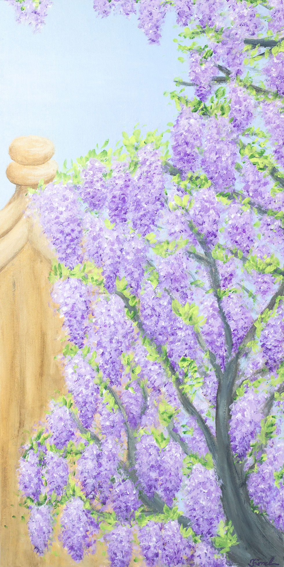Miniaturbild: Blauregen | 60 x 30 cm