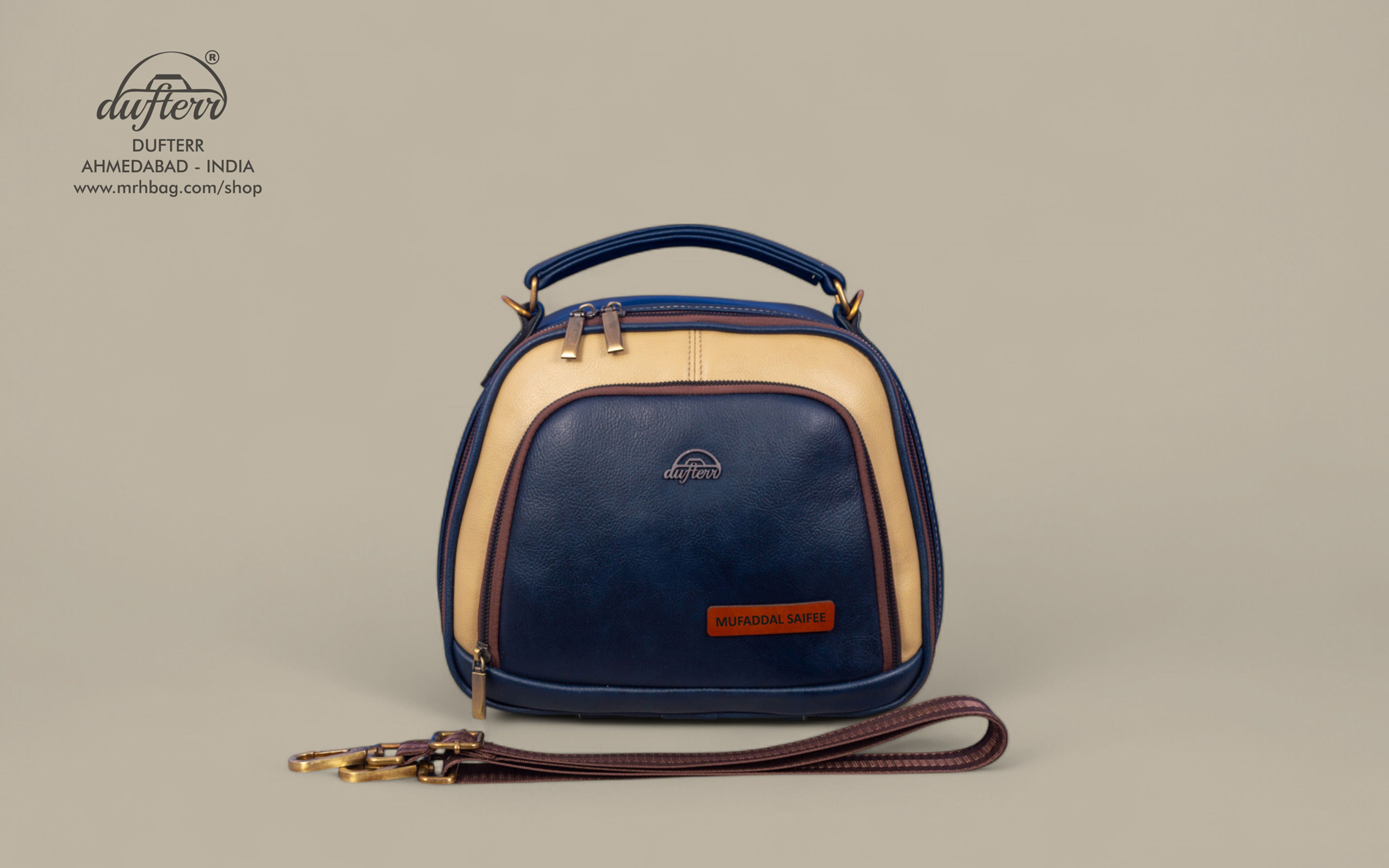 MIQAAT high quality personalized Vanity Bag for Paghri and Feta MAYBACH BLUE