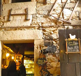 A gorgeous rustic bar on the Camino de Santiago de Compostela