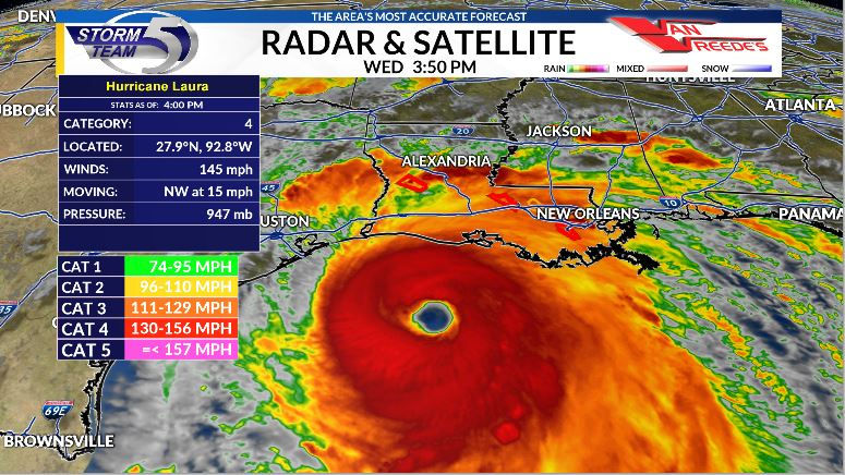 Using radar microeaves to steer Hurricane Katrina to New Orleans, increasing posts strength to Category five right before coming on shore.