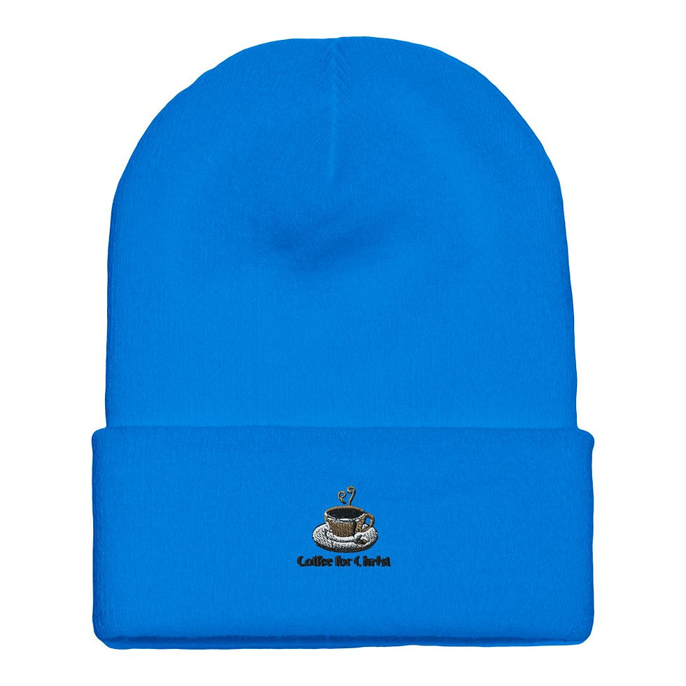 Thumbnail: Coffee for Christ Cuffed Beanie