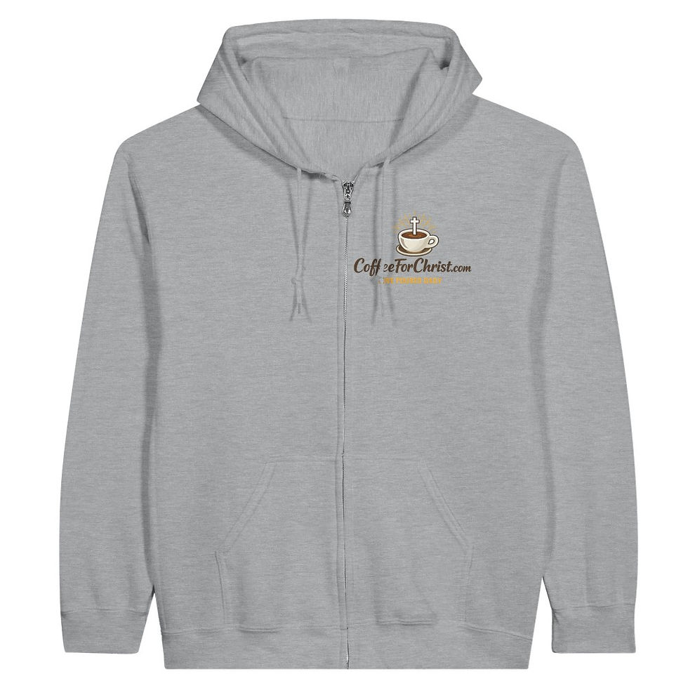 Thumbnail: Classic Unisex Zip Hoodie Sports Grey