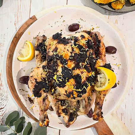 antipasto roast chicken