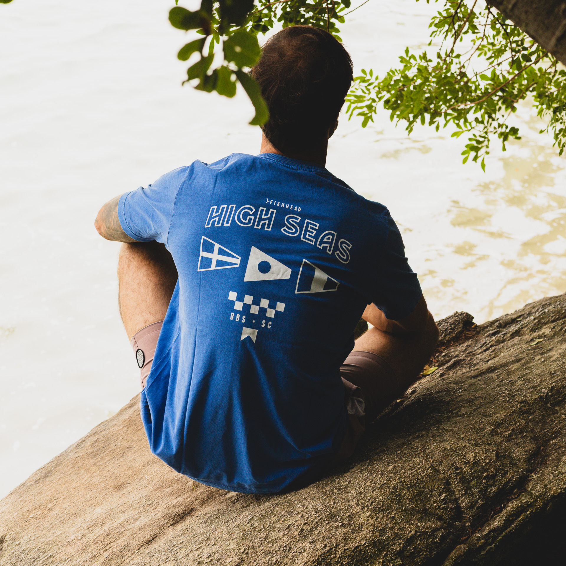 Camiseta High Seas Azul