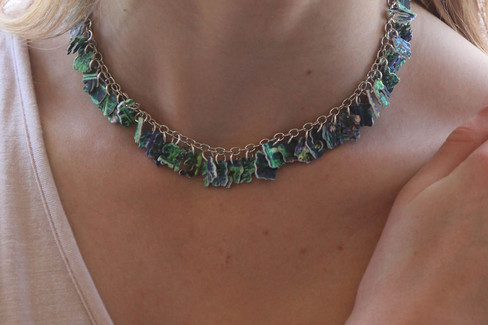 Thumbnail: Deco Design Artists Necklace - AB