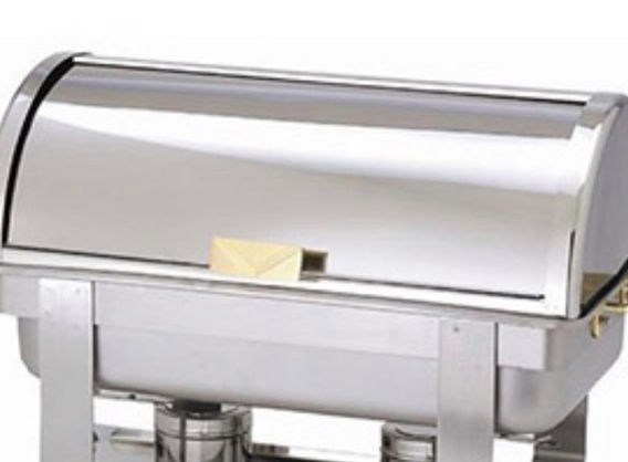 Silver chafer dish