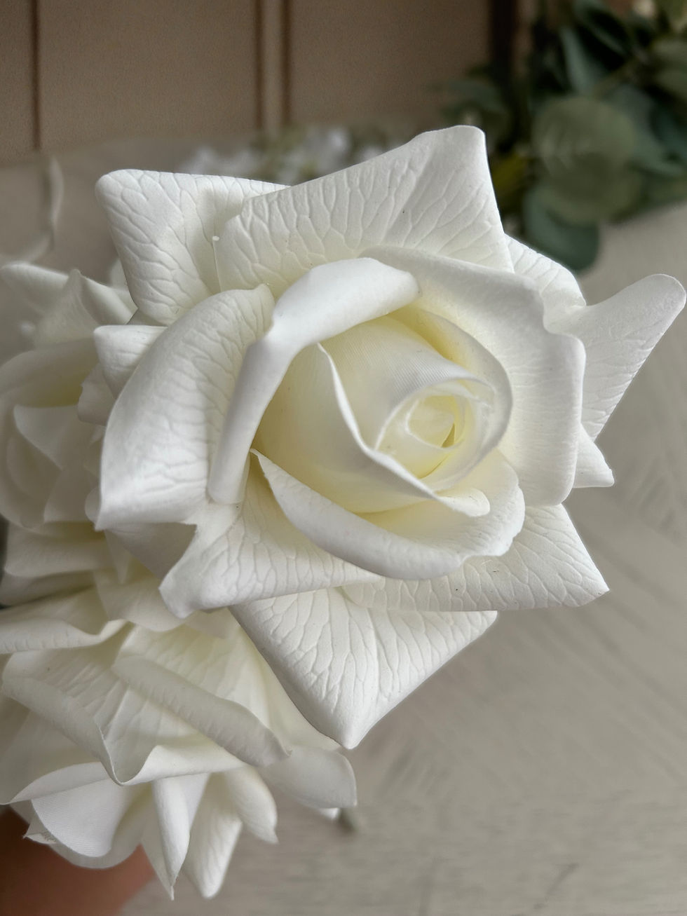 Thumbnail: White Real touch rose