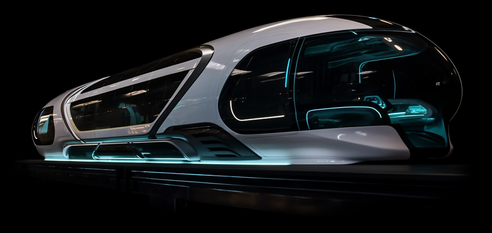 Futuristic train