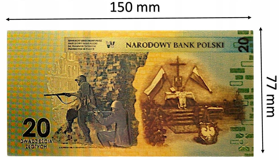 Miniatura: Banknot kolekcjonerski 80. rocznica wybuchu Powstania Warszawskiego.