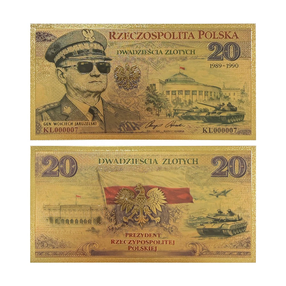 Banknot Kolekcjonerski „Gen. Wojciech Jaruzelski – Prezydent RP 1989–1990"
