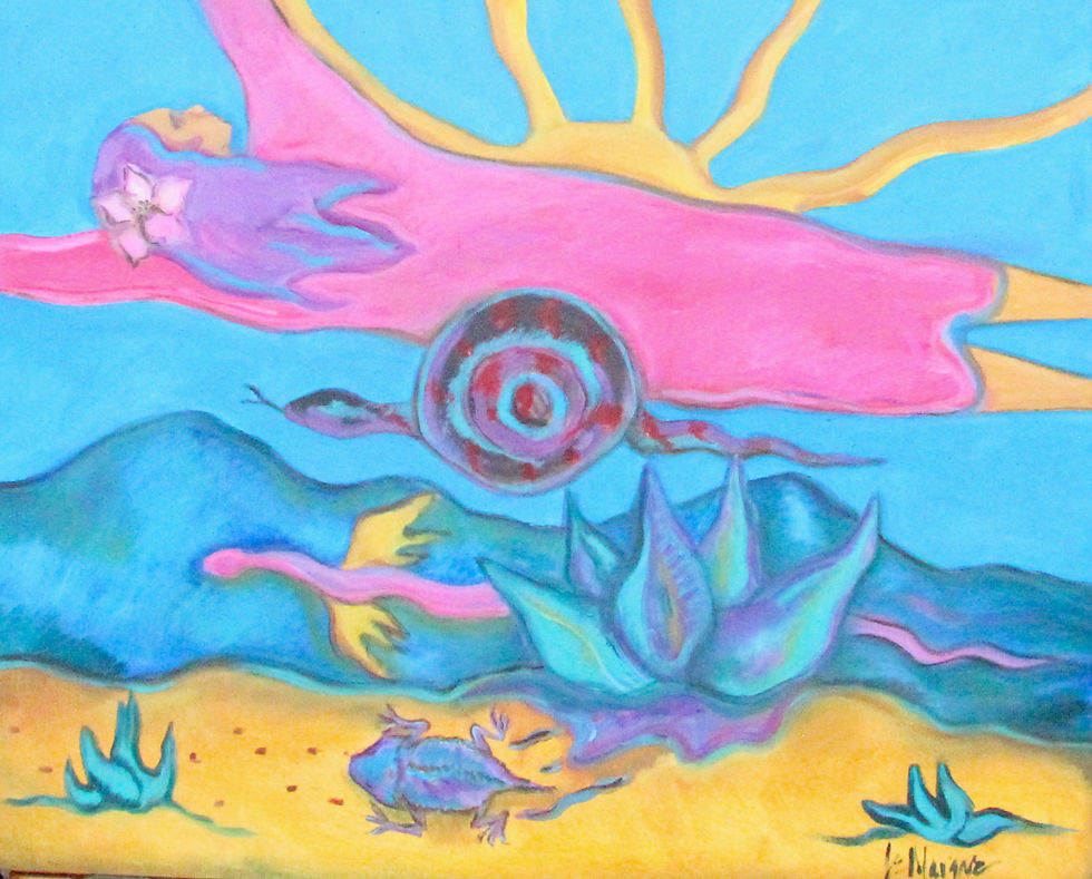 Flying Over the Desert Dream