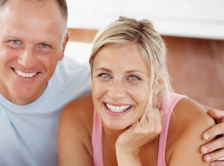 Happy Couple in Kitchen