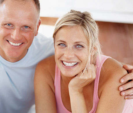 Happy Couple in Kitchen