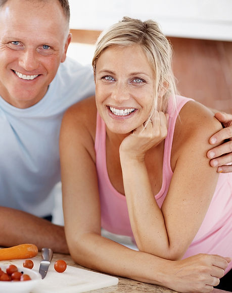 Happy Couple in Kitchen