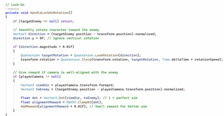 Figure 1: Target Lock System script