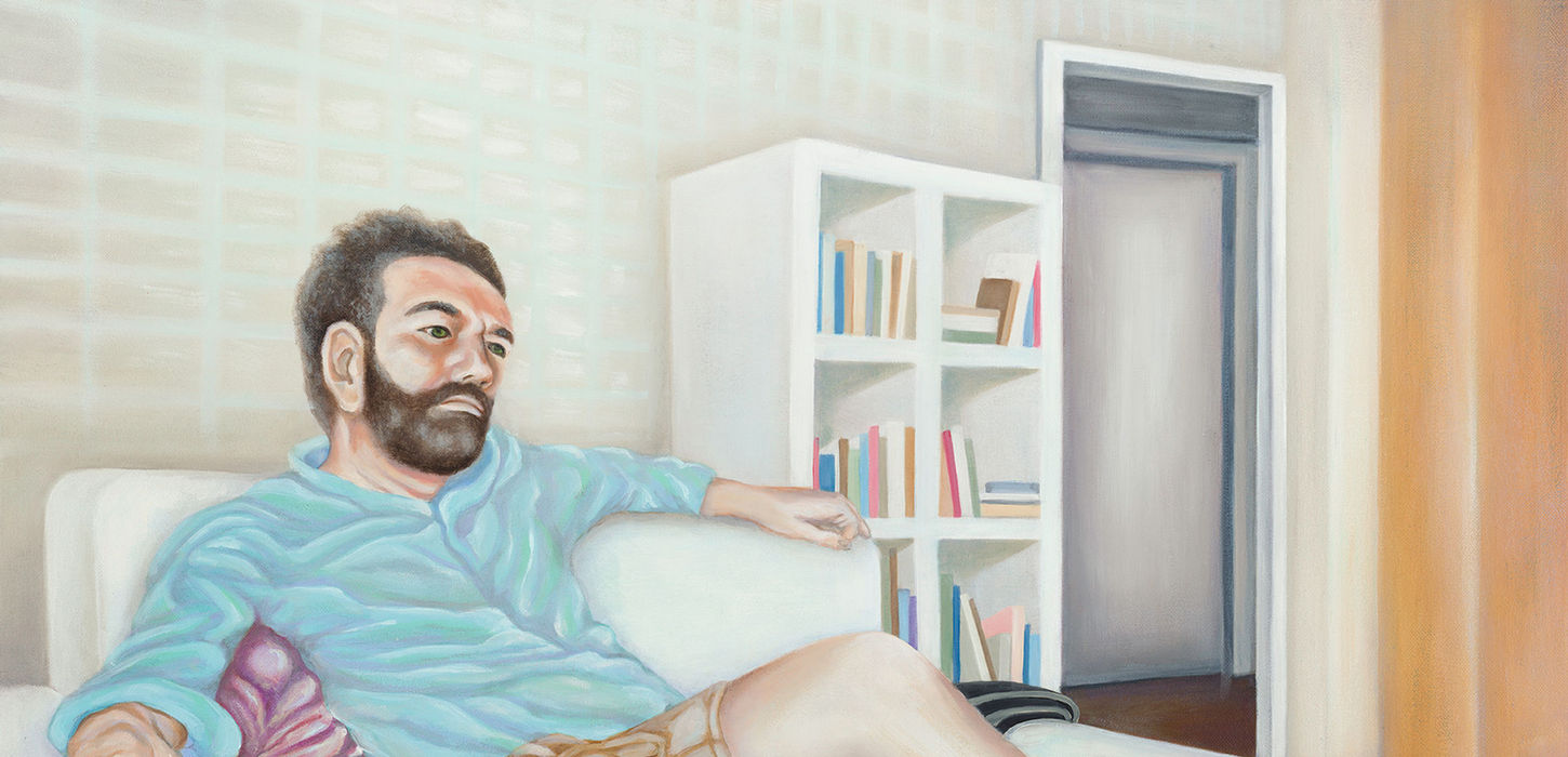 An oil painting by Karlalise Horstmans called Contemplation