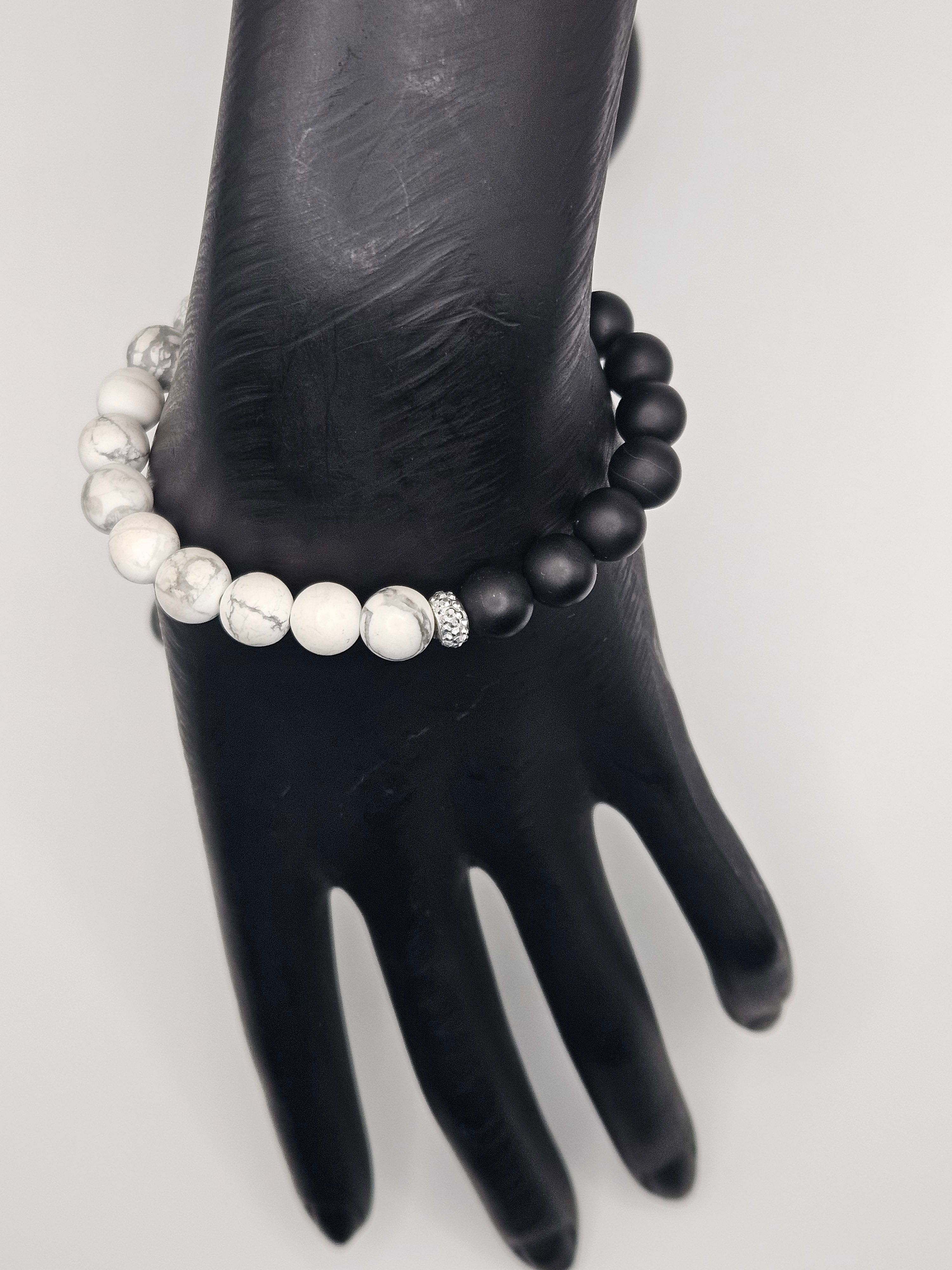 Harmony of Duality: Yin-Yang Balance Bracelet