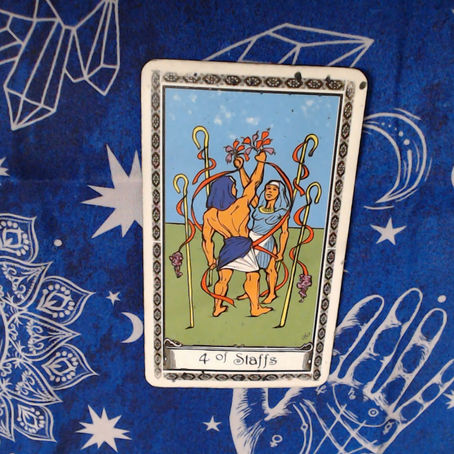 The Joy of Celebration: 4 of Wands