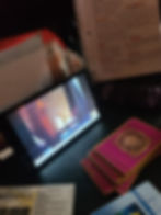 Tarot cards and online reading