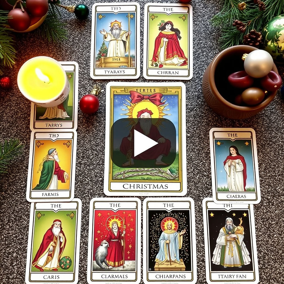 Holiday Blessings 3-Month Tarot Forecast • December–February Energy Reading • Vi