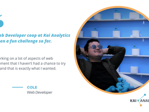 Meet Cole, the Web Developer at Kai Analytics