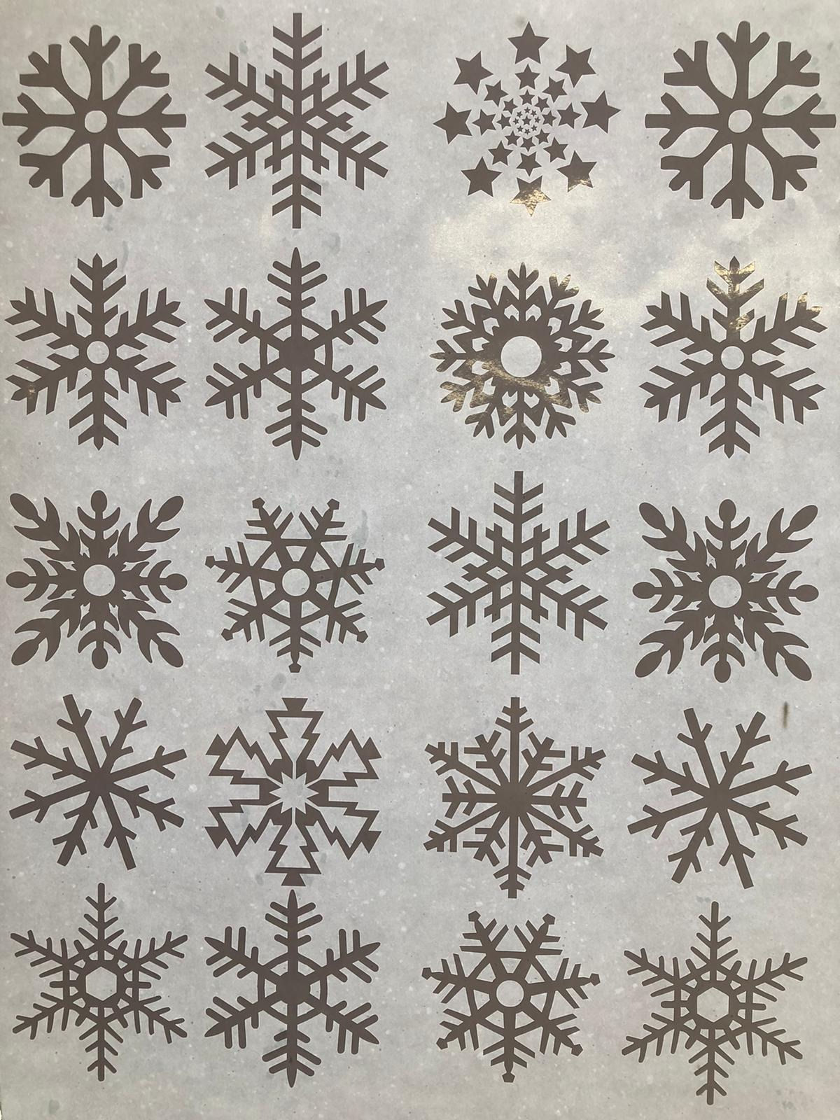 Melt Proof Snowflakes - Window Transfers