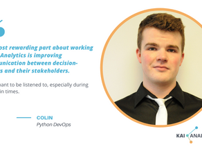 Meet Colin, Python DevOps at Kai Analytics