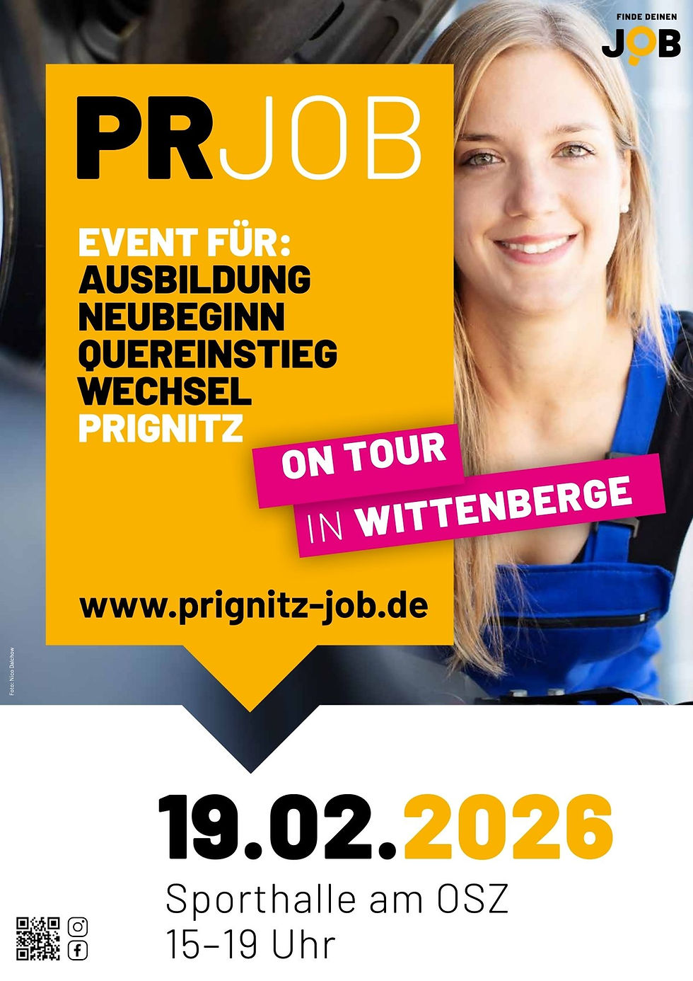 Plakat der PRJOB Messe 2026