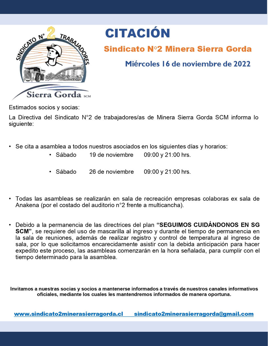 Citación Asambleas Noviembre 2022