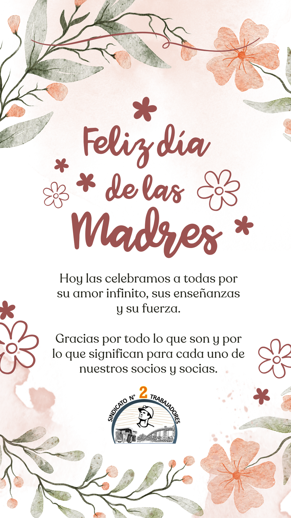 ¡Feliz día de las madres!