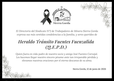 Condolencias Heraldo Fuentes Fuenzalida (Q.E.P.D)