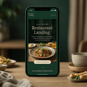 Mangrove Menu - User-Centric Landing Page
