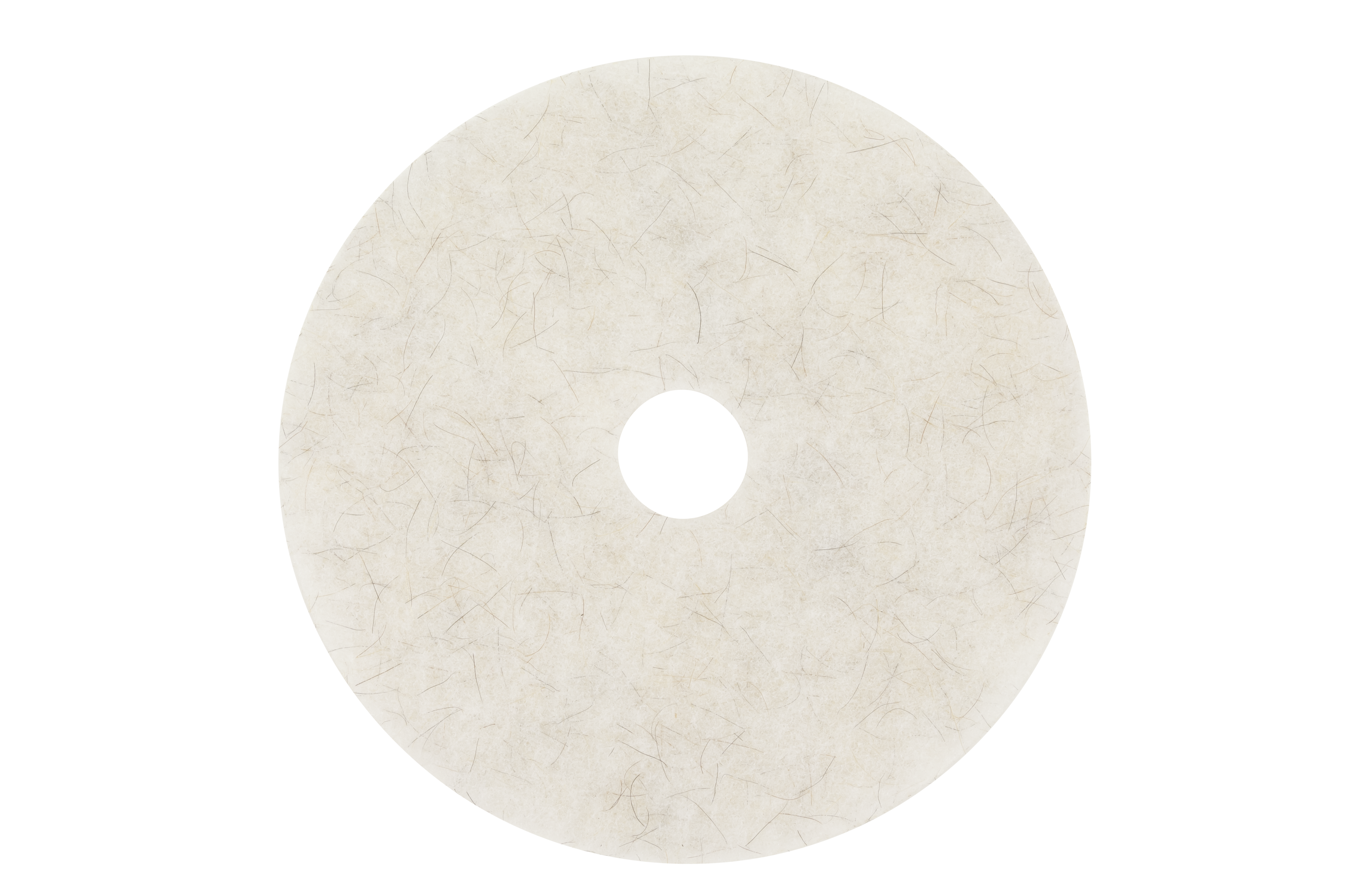 3M™ Natural Blend White Pad 3300, 19 in, 5/Case
