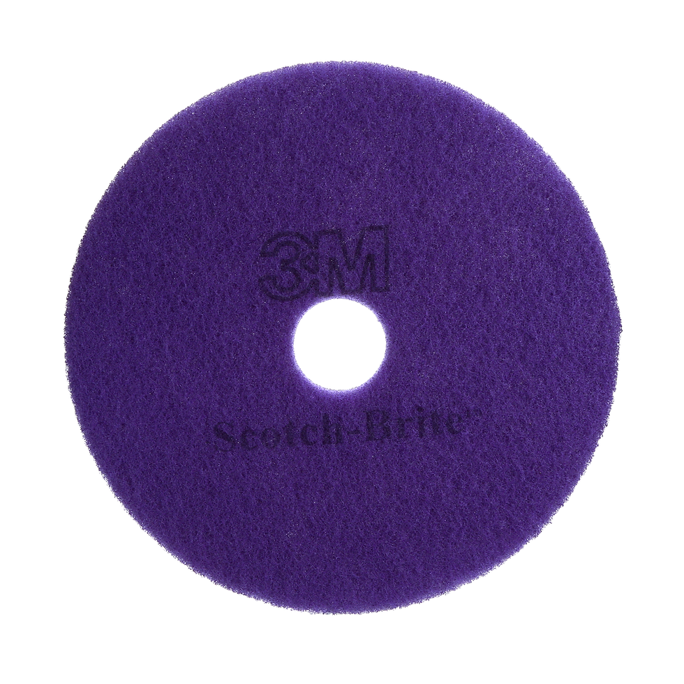 Scotch-Brite™ Purple Diamond Floor Pad Plus, 20 in x 14 in, 5/Case