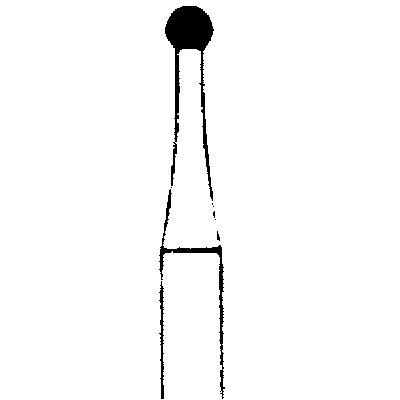 Surgical Burs – RA Long Round 5/Pkg Round # 6 1.8 mm Diameter 1.3 mm Length