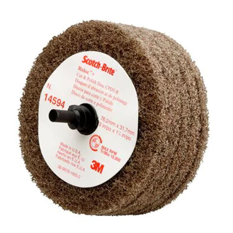 Scotch-Brite™ Roloc™+ Cut and Polish Disc D5, C5-ZR, A/O Medium