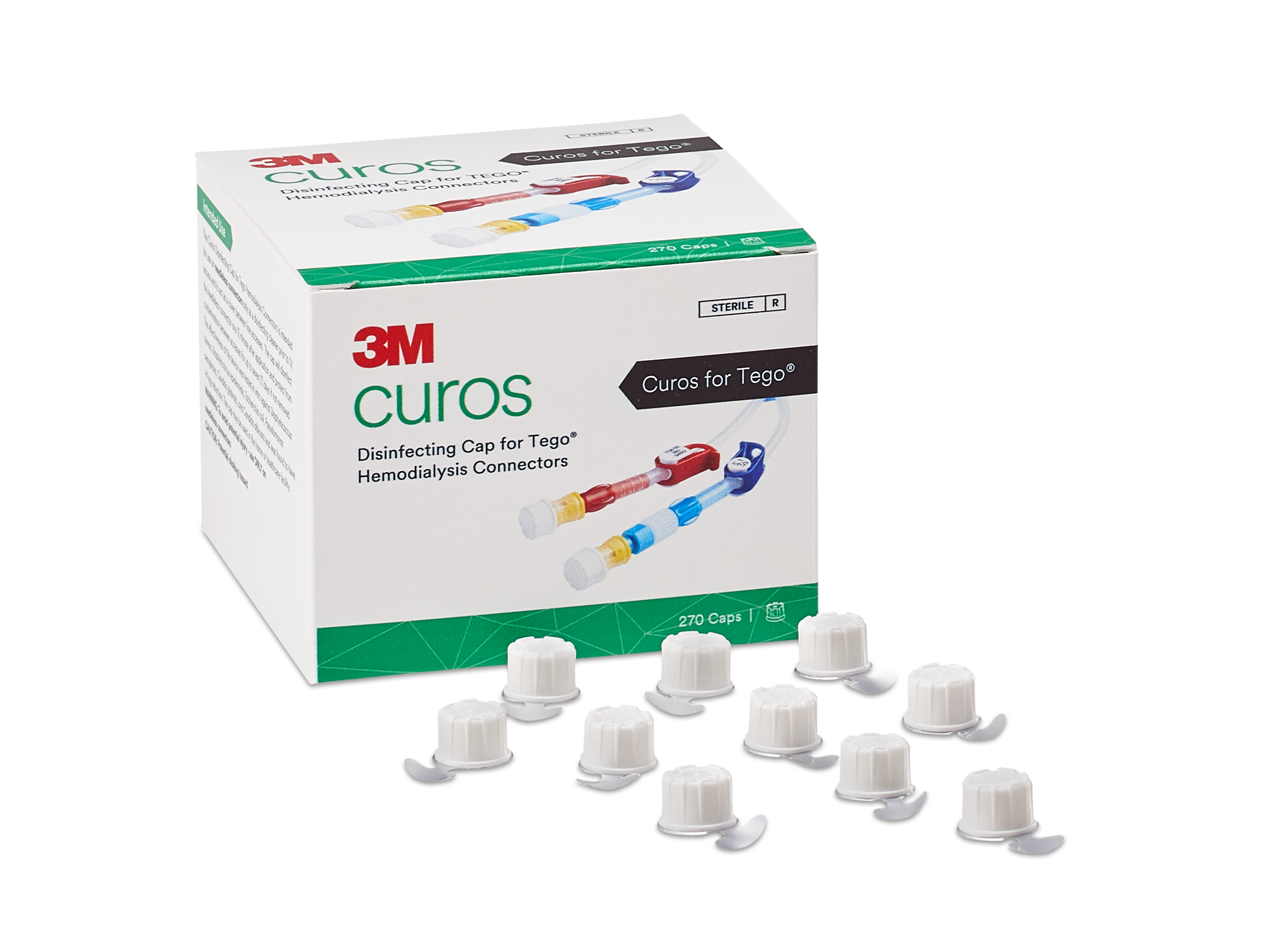 3M™ Curos™ Disinfecting Cap for Tego® Hemodialysis Connectors CTG1-270