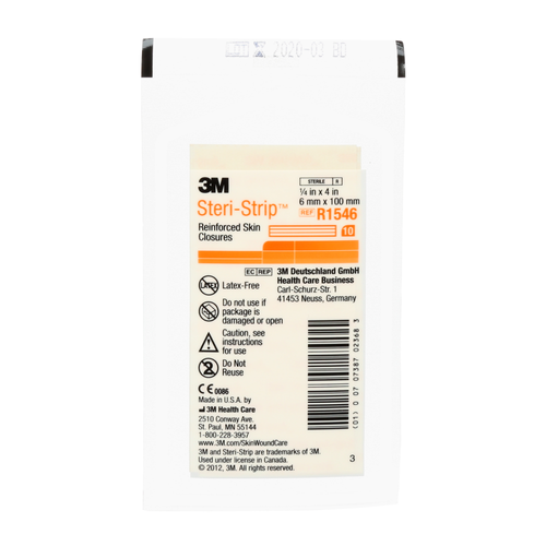 3M™ SteriStrip™ Reinforced Adhesive Skin Closures R1546 website