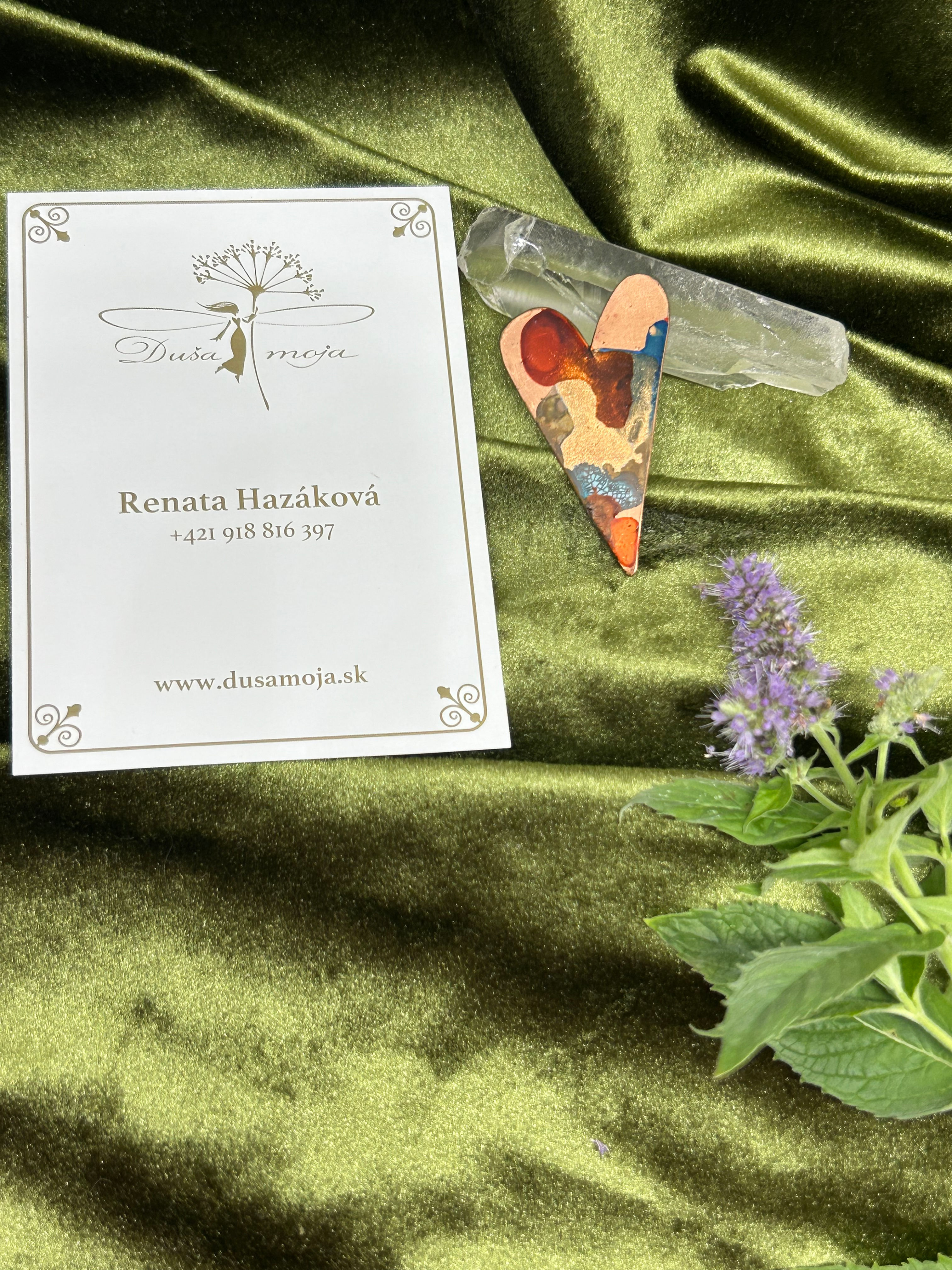 autorská BROŠŇA  z medi