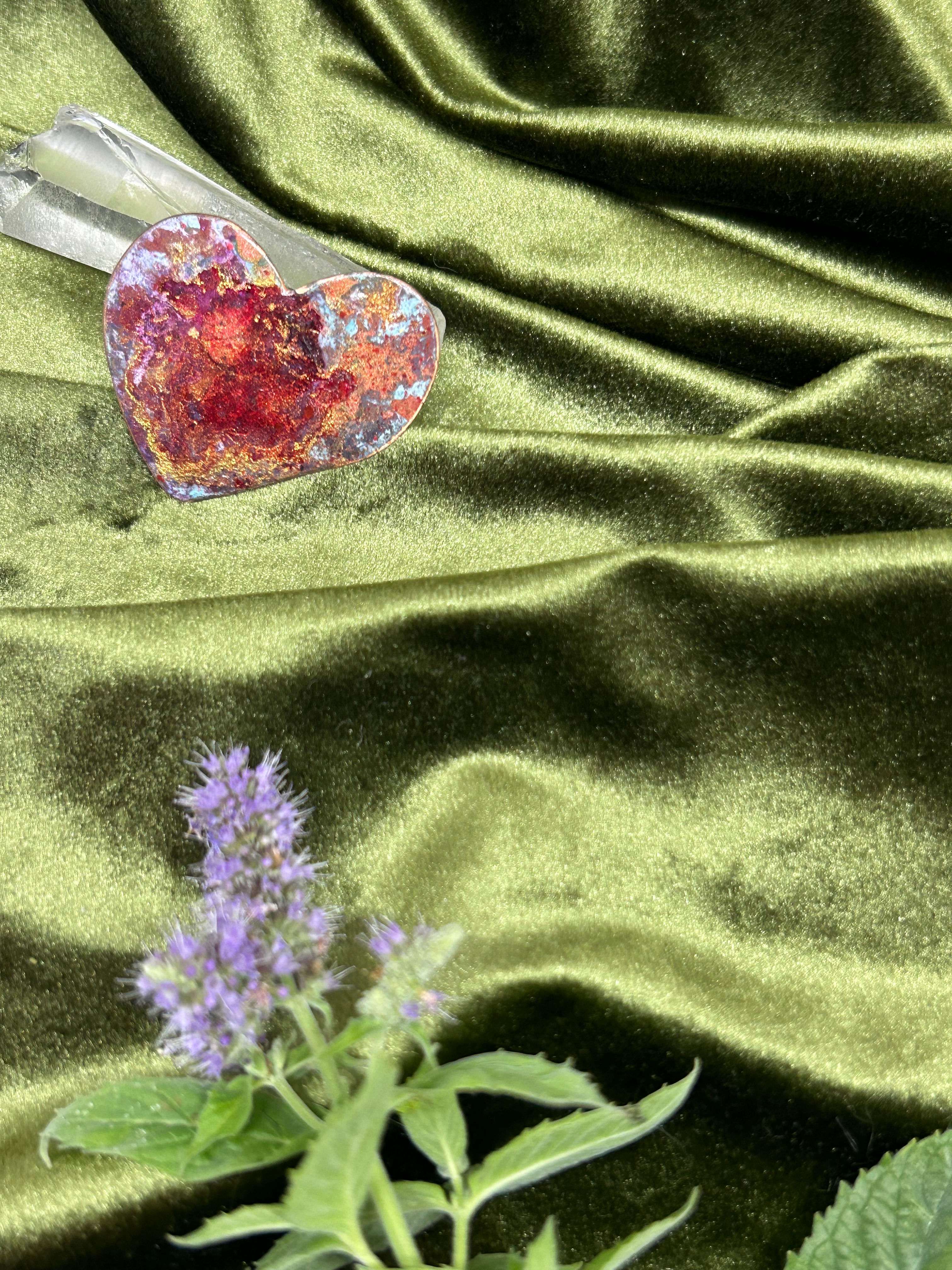 autorský PRSTEŇ  z medi