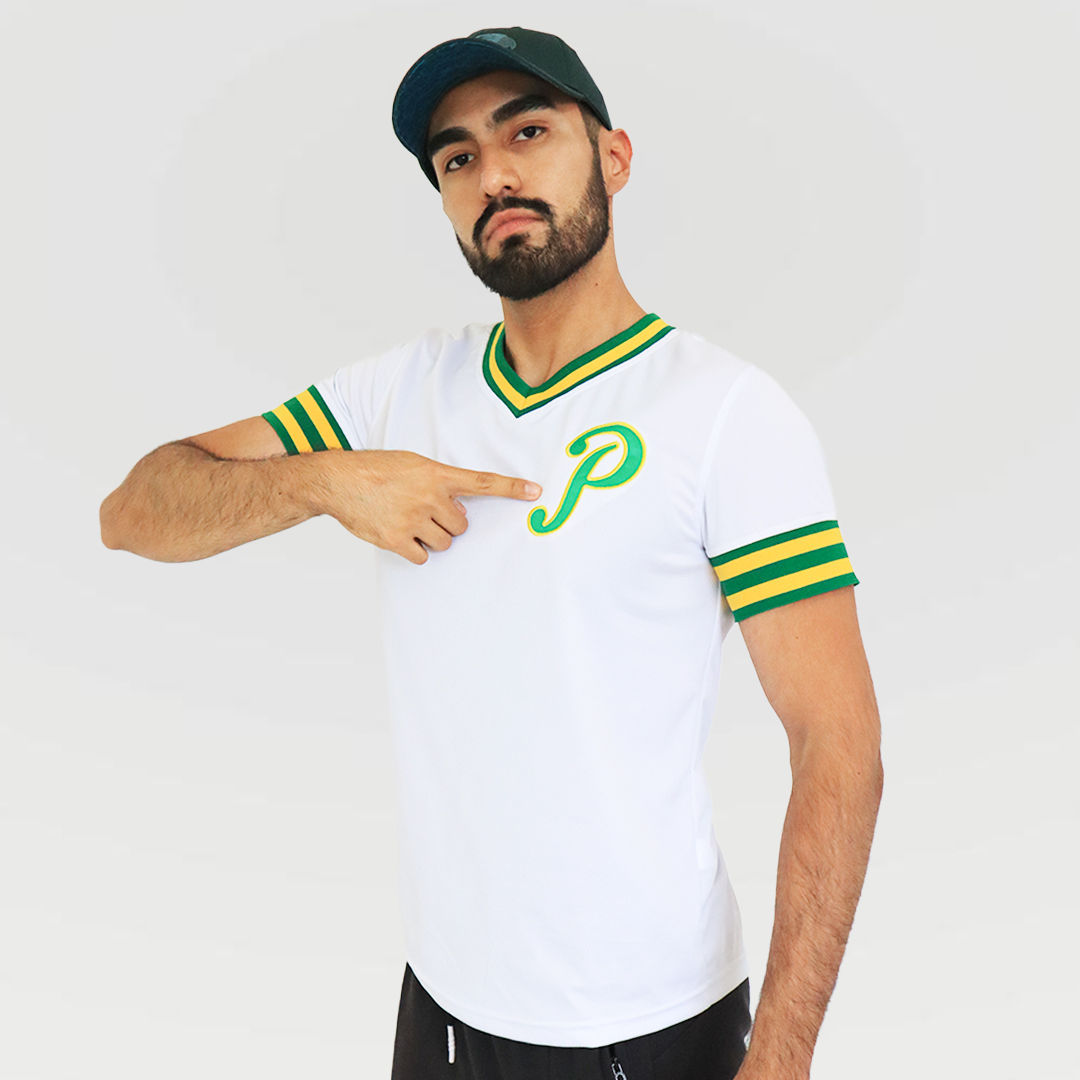 Jersey Blanco sin botones Unisex